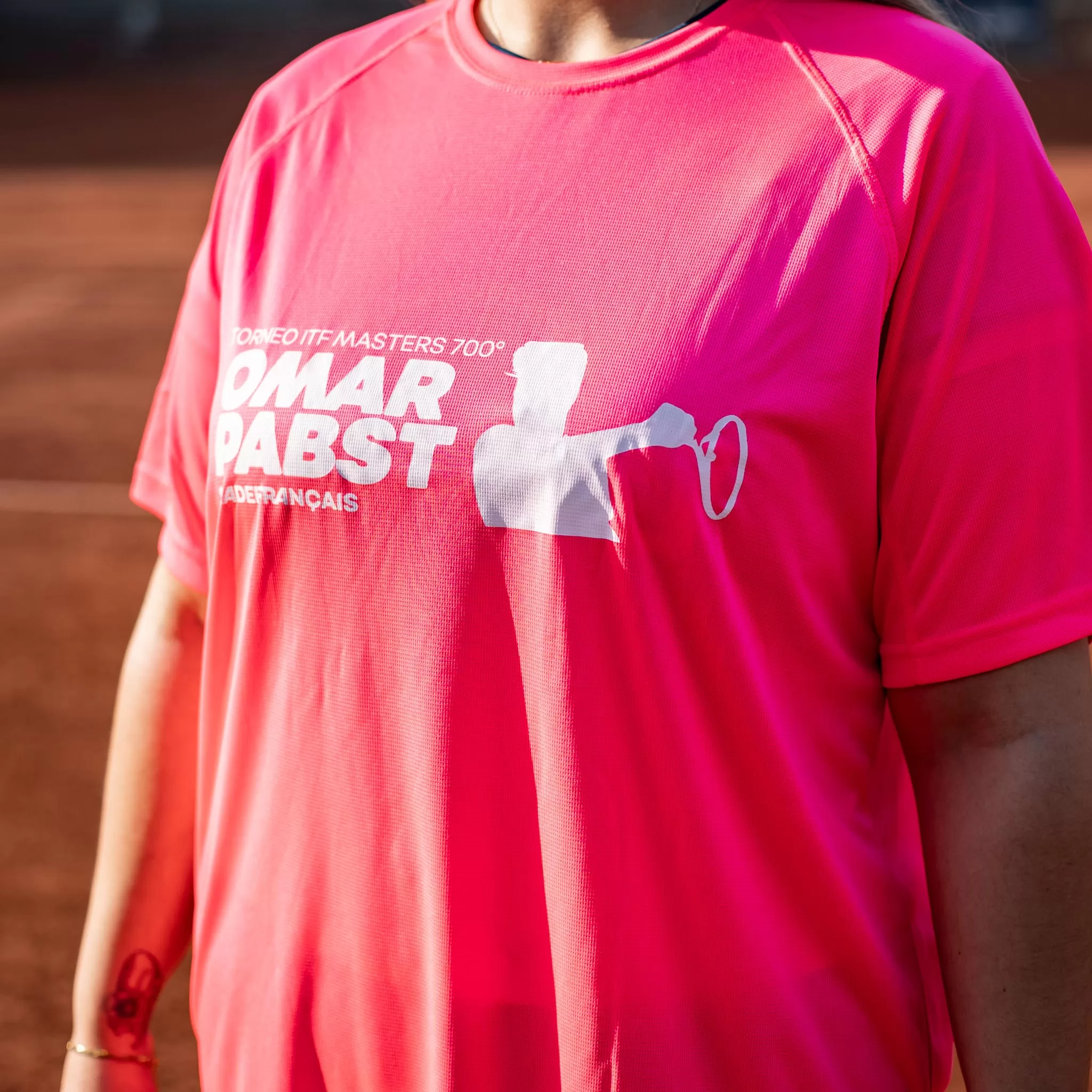 Polera Tenis Voluntarios Torneo Omar Pabst - Imagen 3